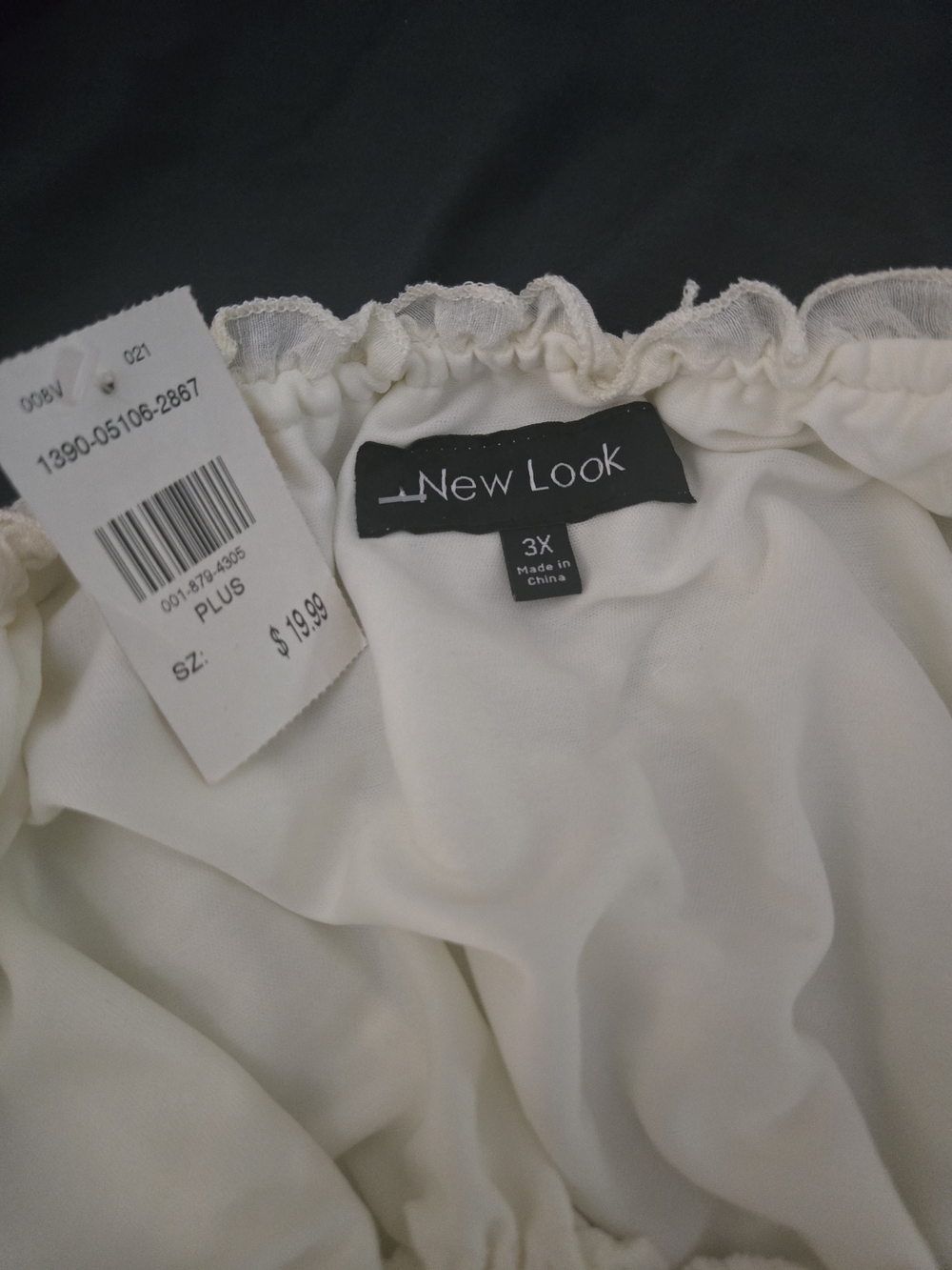 New Look Cream Ruffle High-Low Sundress - Picture 2 of 2